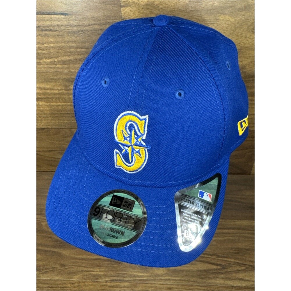 Men's New Era  Royal Seattle Mariners Player Replica 9FORTY SnapBack M-Crown